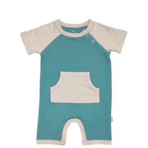 Kyte baby shortall in cove/khaki 6-12 months